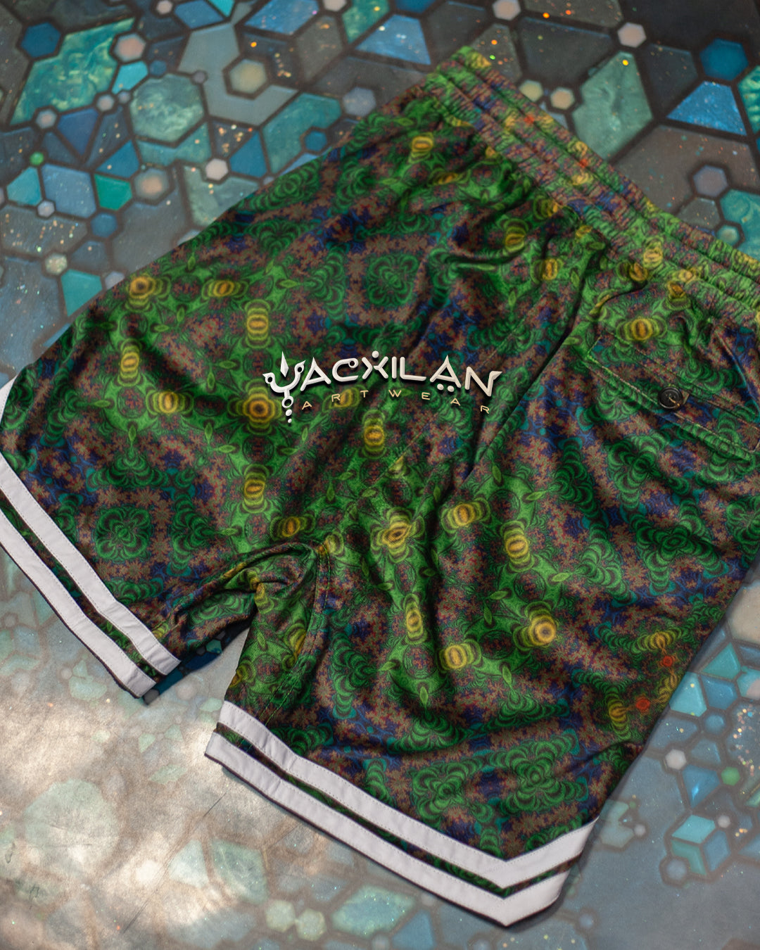 Boxing Short White Mountains Men / Velvet Fawn - ENTLINGS